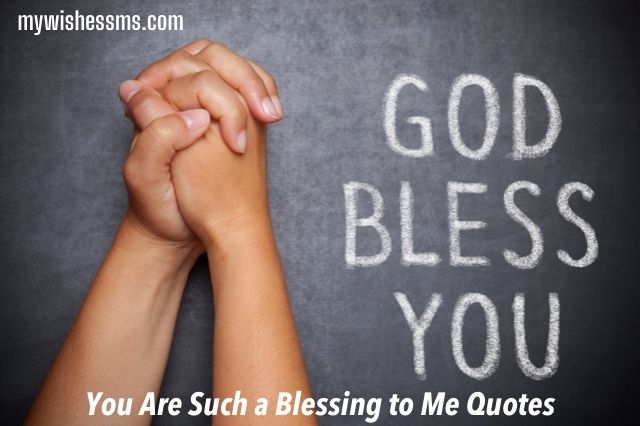 You Are Such a Blessing to Me Quotes