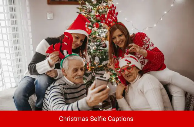 Christmas Selfie Captions 