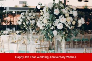 happy 4th year anniversary to my husband